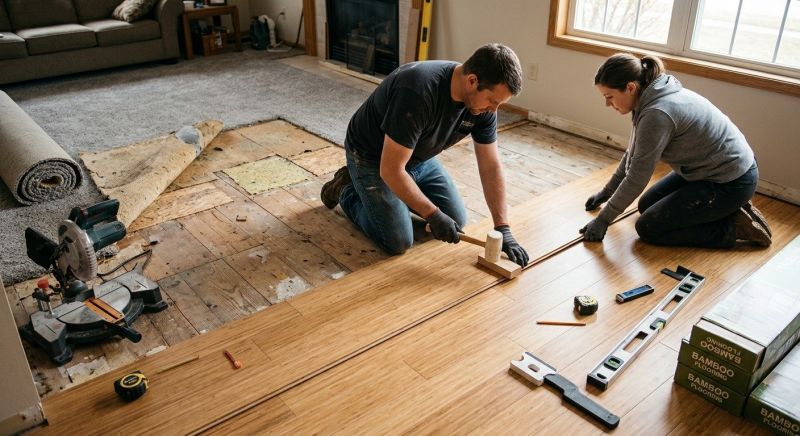 Bamboo Flooring Installation in North Attleboro, MA