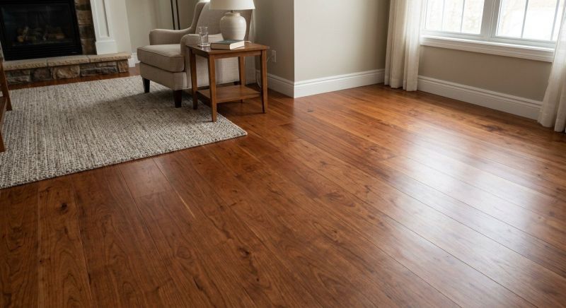 Cherry Floor Installation in Bridgewater, MA