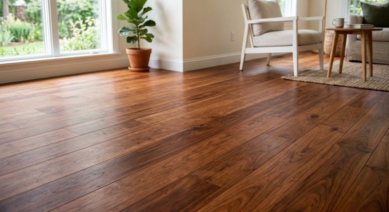 Cherry Floor Installation in Pascoag, RI