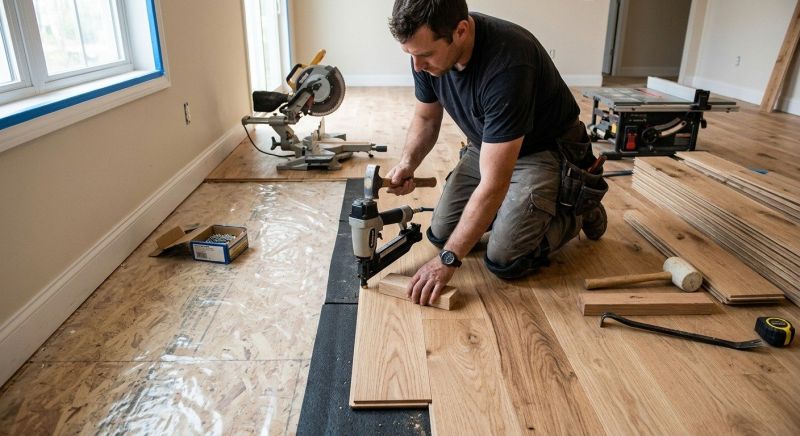 Hardwood Floor Installation in North Scituate, RI