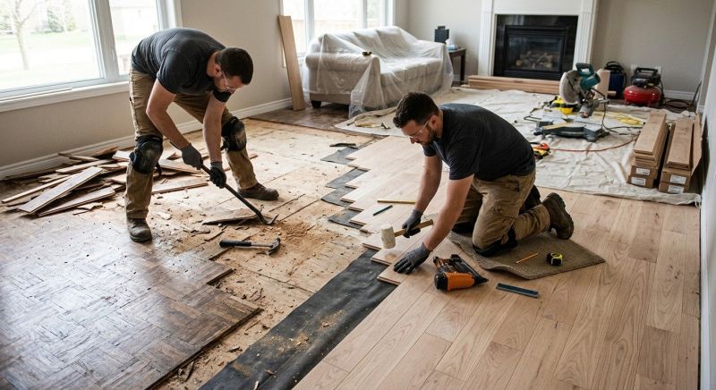 Hardwood Replacement in North Attleboro, MA