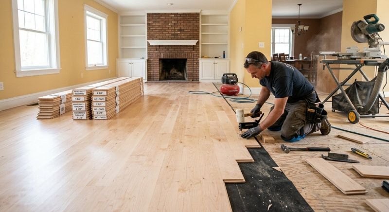 Maple Flooring Installation in Woonsocket, RI