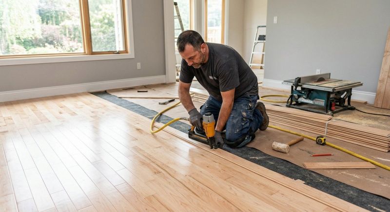 Maple Flooring Installation in Woonsocket, RI