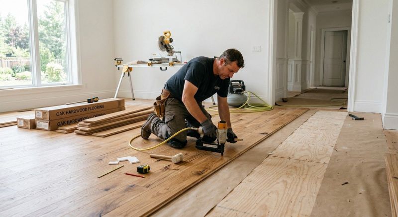 Oak Floor Installation in Ashland, MA