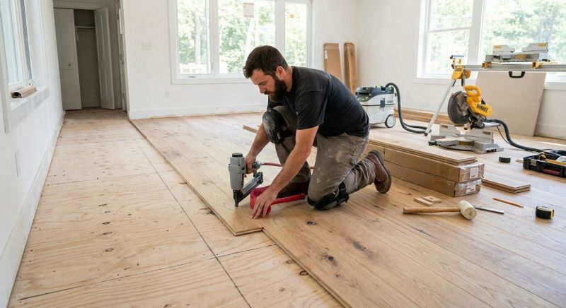Oak Floor Installation in Braintree, MA