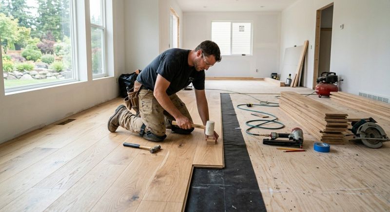 Oak Floor Replacement in North Attleboro, MA