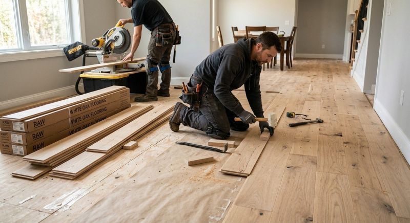 Oak Floor Replacement in North Attleboro, MA