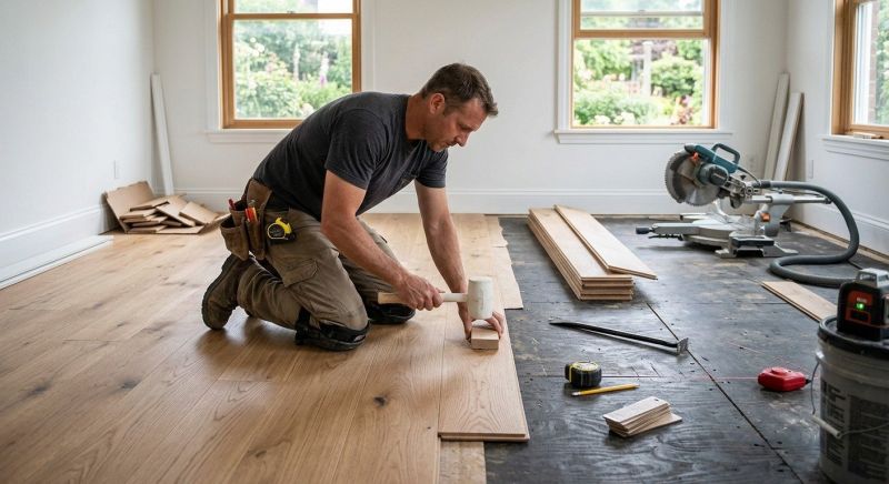 Plank Floor Installation in North Attleboro, MA