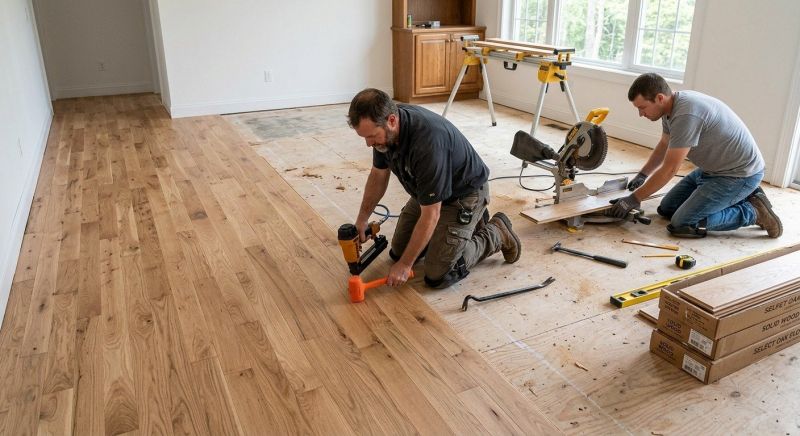 Wood Floor Replacement in Bridgewater, MA