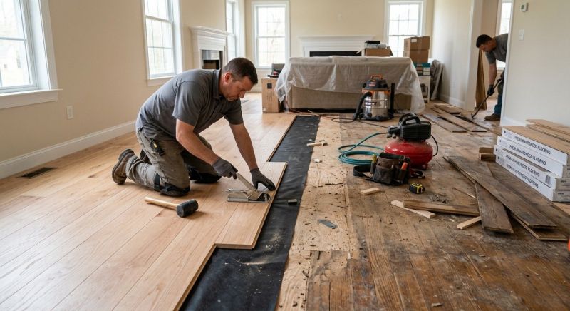 Wood Flooring Installation in Milton, MA