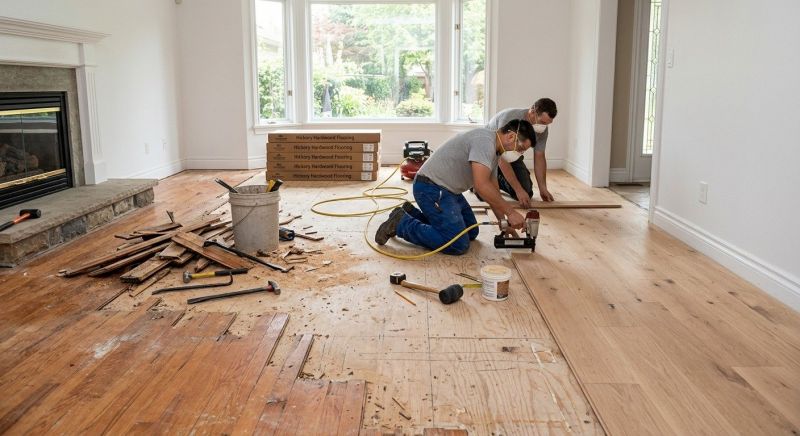 Wood Flooring Replacement in Newton Center, MA